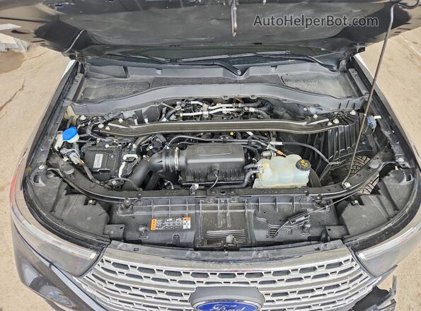 1FMSK8FH2NGB04272 2022 FORD EXPLORER Black Շարժիչի բաժամունքի տեսք