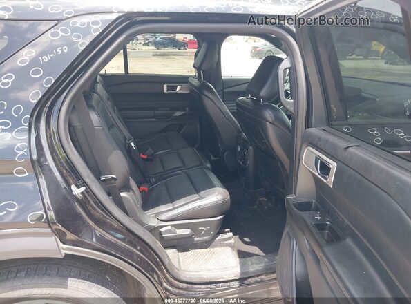 1FMSK8FH3LGC04037 2020 FORD EXPLORER Black Widok naklejki z numerem VIN