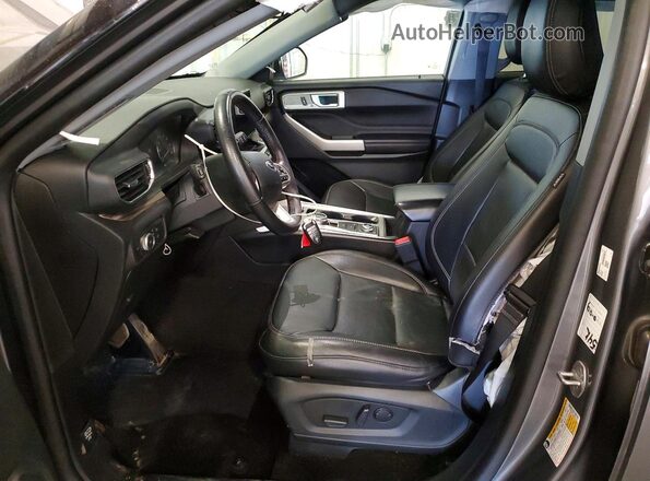 1FMSK8FH3MGB07275 2021 FORD EXPLORER Gray Սալոնի դիմացի տեսք