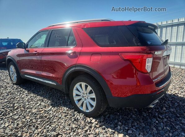 1FMSK8FH4NGA81934 2022 FORD EXPLORER Maroon Rear left