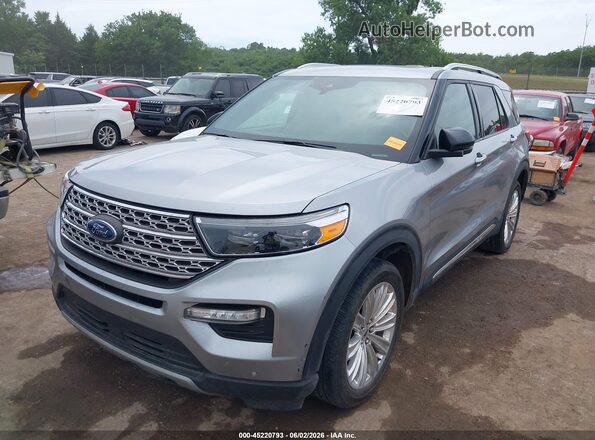 1FMSK8FH5LGA80725 2020 FORD EXPLORER Silver Передня ліва чверть