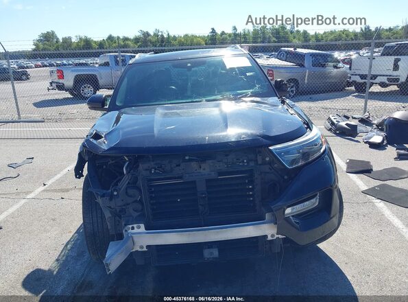 1FMSK8FH5LGC00555 2020 FORD EXPLORER Black წინა ხედი