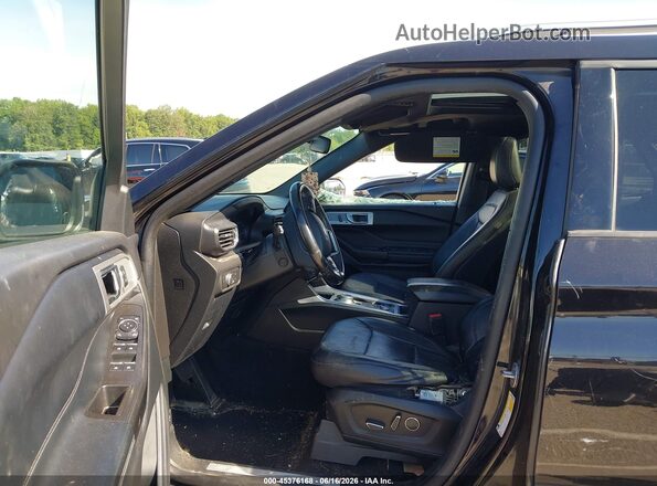 1FMSK8FH5LGC00555 2020 FORD EXPLORER Black წინა სალონის ხედი