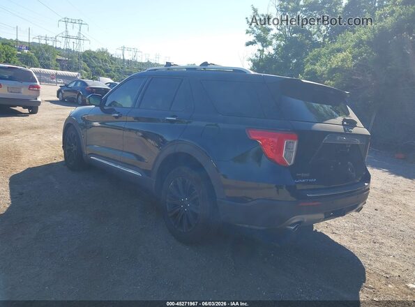 1FMSK8FH5LGC20210 2020 FORD EXPLORER Black უკანა მარცხენა