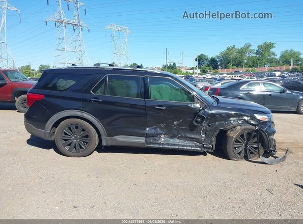 1FMSK8FH5LGC20210 2020 FORD EXPLORER Black უკანა სალონის ხედი