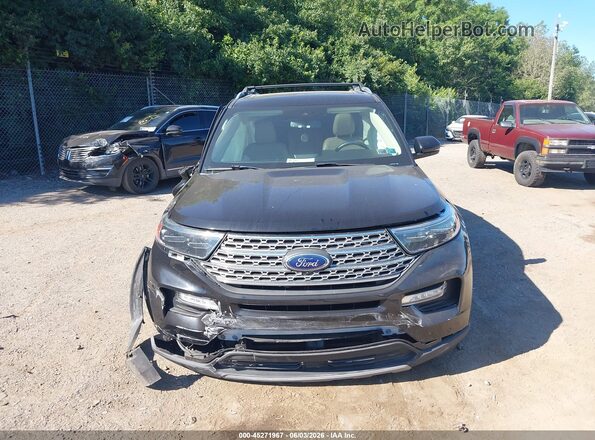 1FMSK8FH5LGC20210 2020 FORD EXPLORER Black ხელსაწყოთა პანელის ხედი