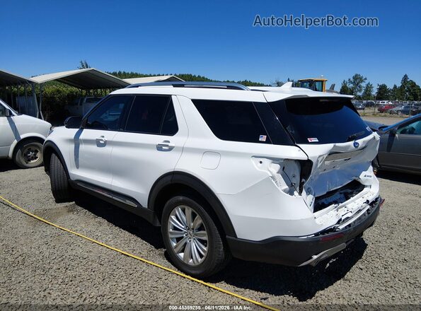 1FMSK8FH5MGA13236 2021 FORD EXPLORER White Задня ліва чверть