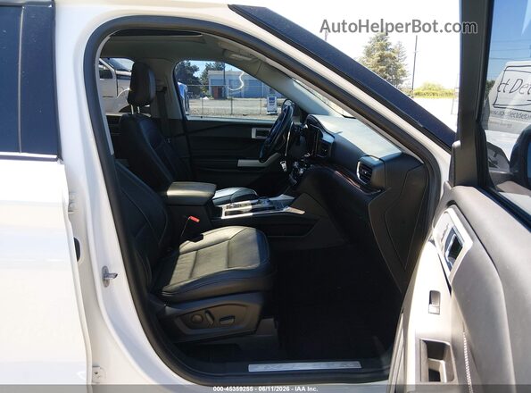 1FMSK8FH5MGA13236 2021 FORD EXPLORER White Вид салону спереду