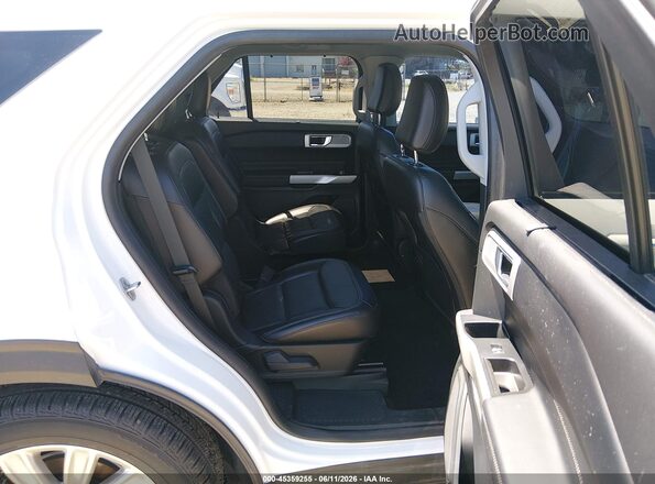 1FMSK8FH5MGA13236 2021 FORD EXPLORER White Вид наклейки з VIN-кодом
