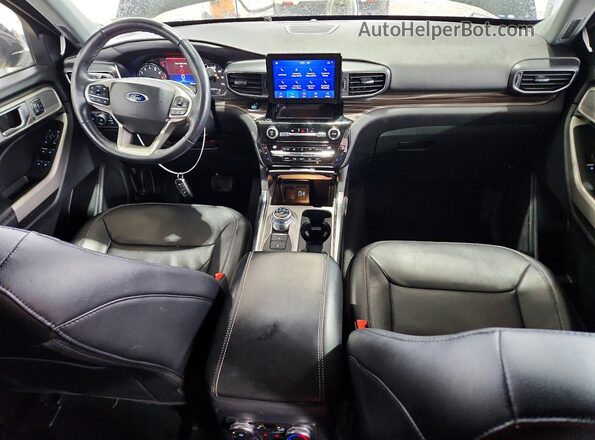 1FMSK8FH5MGB32159 2021 FORD EXPLORER Black წინა პანელის ხედი