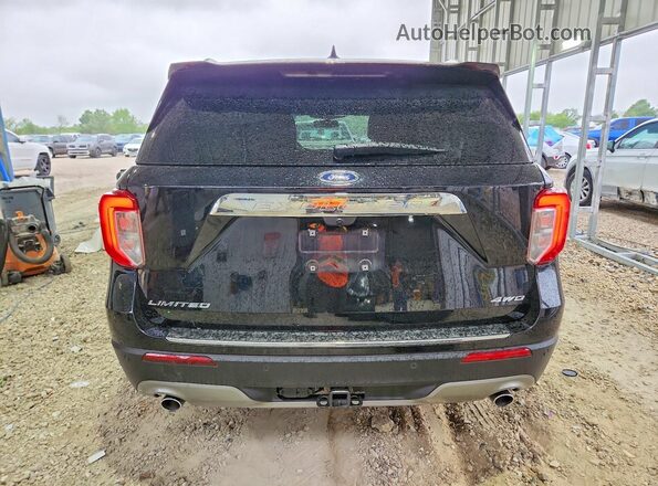 1FMSK8FH5MGB32159 2021 FORD EXPLORER Black უკანა ხედი