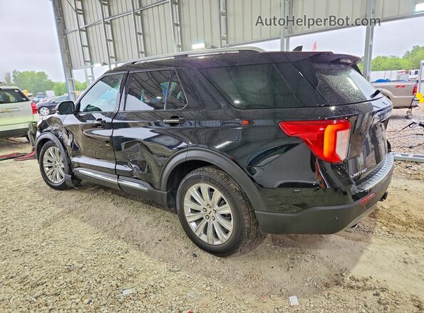 1FMSK8FH5MGB32159 2021 FORD EXPLORER Black უკანა მარცხენა