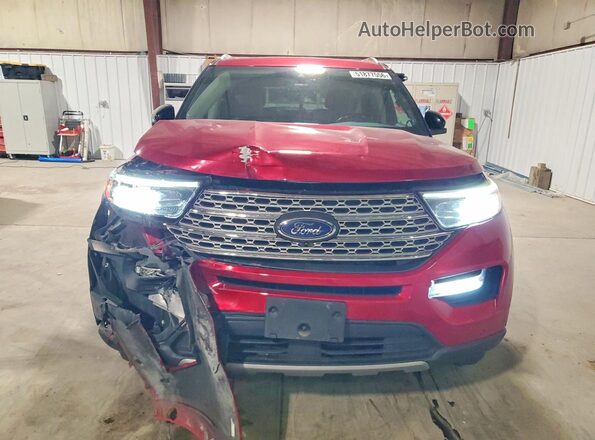 1FMSK8FH7LGD14301 2020 FORD EXPLORER Burgundy Widok z przodu