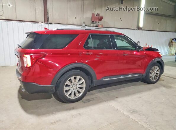 1FMSK8FH7LGD14301 2020 FORD EXPLORER Burgundy Tył prawy