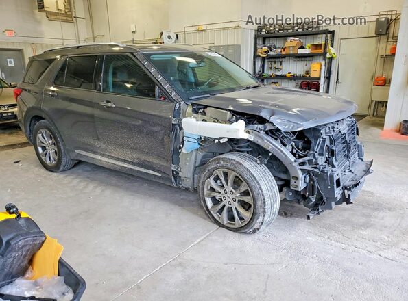 1FMSK8FH7NGA43761 2022 FORD EXPLORER Gray Передня права чверть