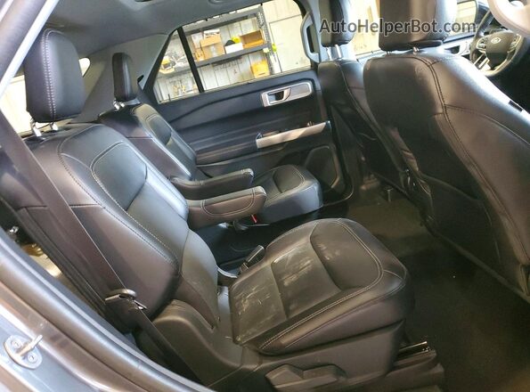1FMSK8FH7NGA43761 2022 FORD EXPLORER Gray Вид задніх сидінь