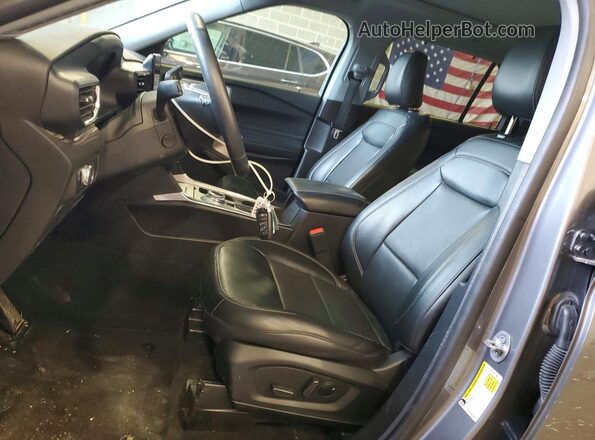 1FMSK8FH7NGA43761 2022 FORD EXPLORER Gray Вид салону спереду