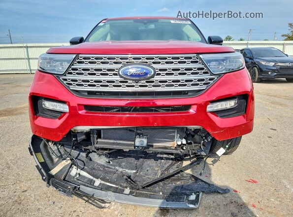1FMSK8FH7NGA85217 2022 FORD EXPLORER Red Vista frontal