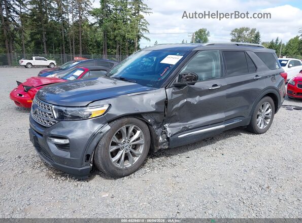 1FMSK8FH7PGA57274 2023 FORD EXPLORER Gray Przód lewy