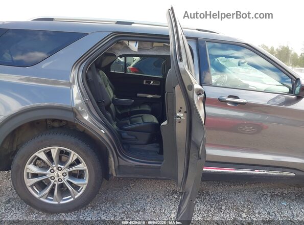 1FMSK8FH7PGA57274 2023 FORD EXPLORER Gray Widok naklejki z numerem VIN