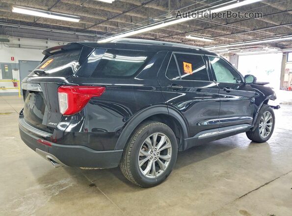 1FMSK8FH7PGB19126 2023 FORD EXPLORER Black Tył prawy