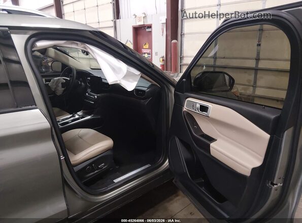 1FMSK8FH8LGA92447 2020 FORD EXPLORER Gray წინა სალონის ხედი