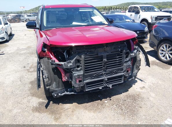 1FMSK8FH8MGA40088 2021 FORD EXPLORER Red Vista frontal