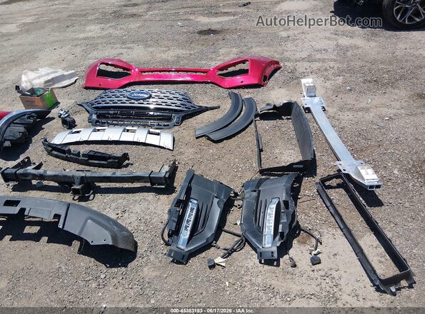 1FMSK8FH8MGA40088 2021 FORD EXPLORER Red Vista del cuadro de instrumentos