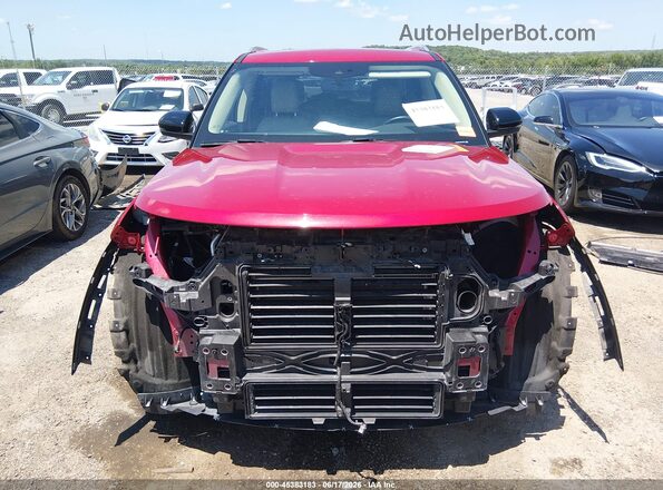 1FMSK8FH8MGA40088 2021 FORD EXPLORER Red Vista interior trasera