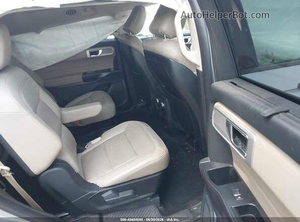 1FMSK8FH9LGB21423 2020 FORD EXPLORER Silver Vista de la etiqueta del VIN