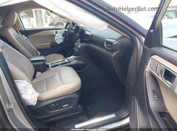 1FMSK8FH9LGB21423 2020 FORD EXPLORER Silver Vista interior delantera