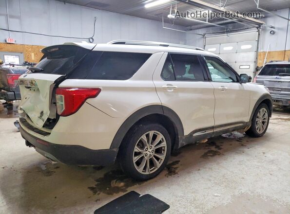 1FMSK8FH9MGC04321 2021 FORD EXPLORER White Rear right