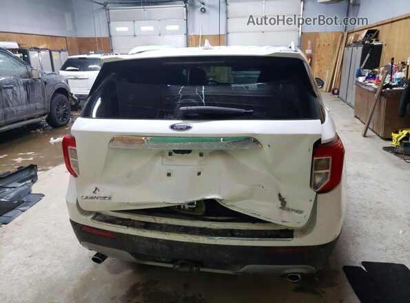1FMSK8FH9MGC04321 2021 FORD EXPLORER White Rear view
