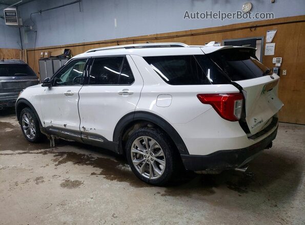 1FMSK8FH9MGC04321 2021 FORD EXPLORER White Rear left