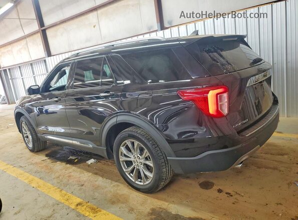 1FMSK8FH9NGA95537 2022 FORD EXPLORER Black Rear left