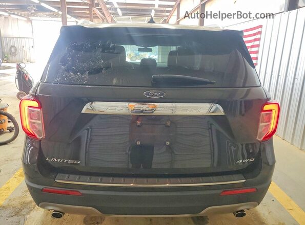 1FMSK8FH9NGA95537 2022 FORD EXPLORER Black Rear view