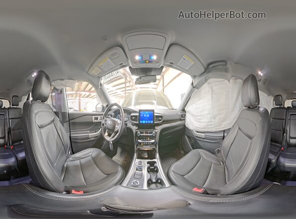 1FMSK8FH9NGA95537 2022 FORD EXPLORER Black 360 interior view