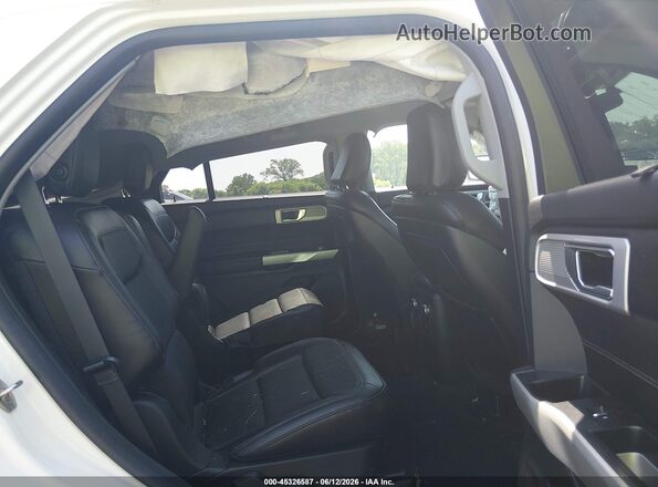 1FMSK8FHXLGD18987 2020 FORD EXPLORER White Vista de la etiqueta del VIN