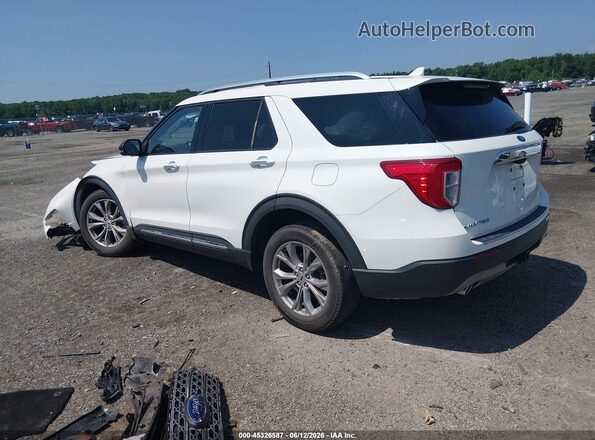 1FMSK8FHXLGD18987 2020 FORD EXPLORER White Trasero izquierdo
