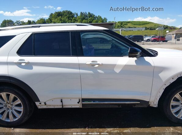 1FMSK8FHXLGD19301 2020 FORD EXPLORER White Widok wnętrza z tyłu
