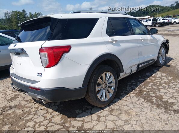 1FMSK8FHXLGD19301 2020 FORD EXPLORER White Tył prawy