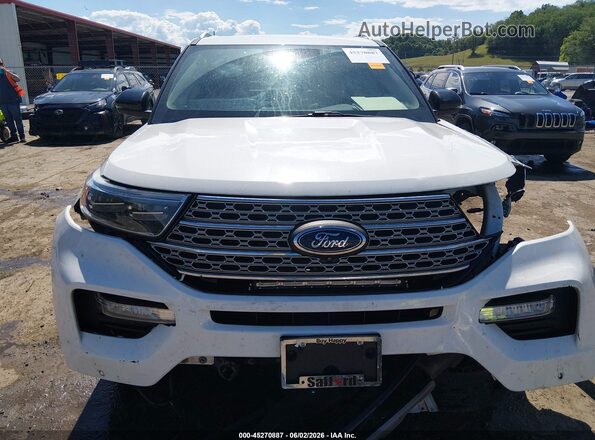 1FMSK8FHXLGD19301 2020 FORD EXPLORER White Widok zestawu wskaźników