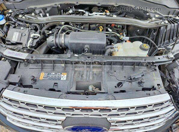 1FMSK8FHXNGA64393 2022 FORD EXPLORER Blue Engine compartment view