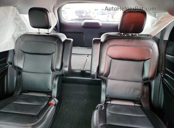 1FMSK8FHXNGA64393 2022 FORD EXPLORER Blue Rear seats view