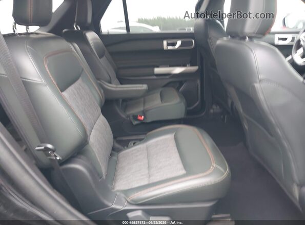 1FMSK8JH7NGA14977 2022 FORD EXPLORER Black Вид наклейки з VIN-кодом