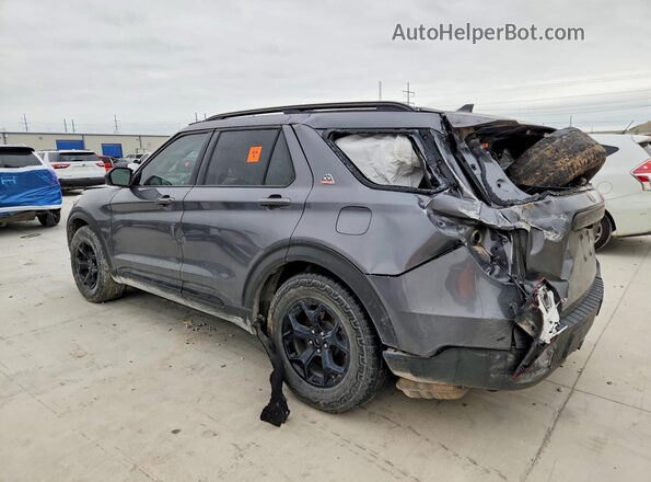 1FMSK8JH7NGA20973 2022 FORD EXPLORER Gray Trasero izquierdo