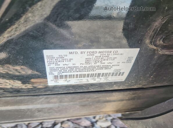 1FMSK8JH8NGA55747 2022 FORD EXPLORER Gray 