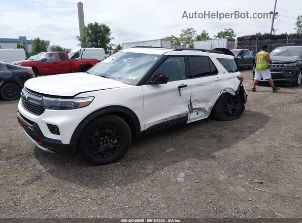 1FMSK8JH8PGC28542 2023 FORD EXPLORER White Front left