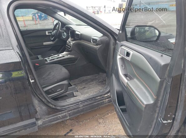 1FMSK8JH8RGA09776 2024 FORD EXPLORER Black Widok wnętrza z przodu