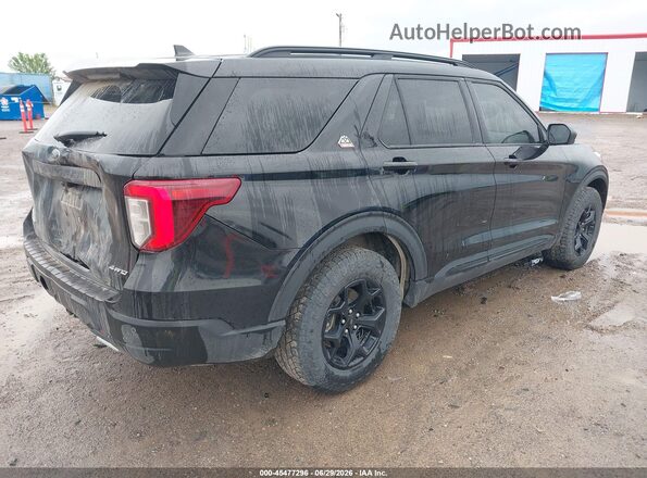 1FMSK8JH8RGA09776 2024 FORD EXPLORER Black Tył prawy